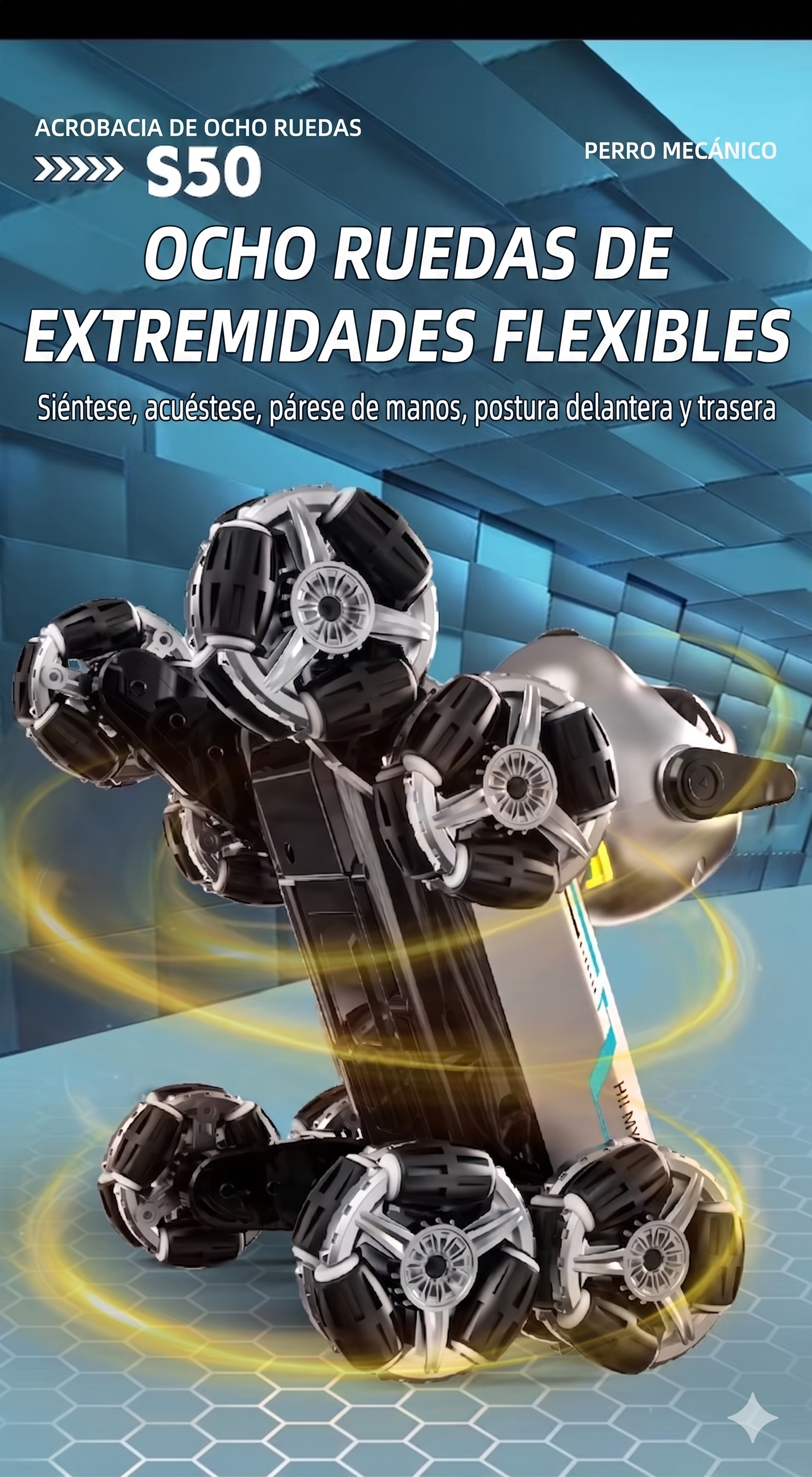 Perro Mecánico S50 – Robot Interactivo para Niños