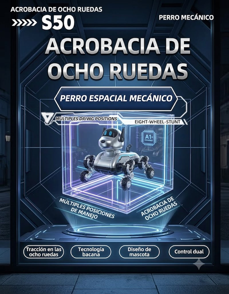 Perro Mecánico S50 – Robot Interactivo para Niños